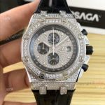 Audemars Piguet Royal Oak Offshore Chronograph 42mm Knockoff Watch With Diamonds